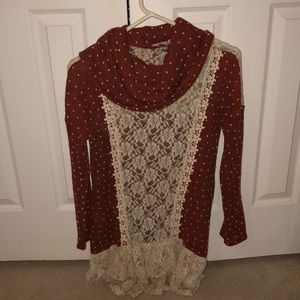 Cowl Neck Sweater